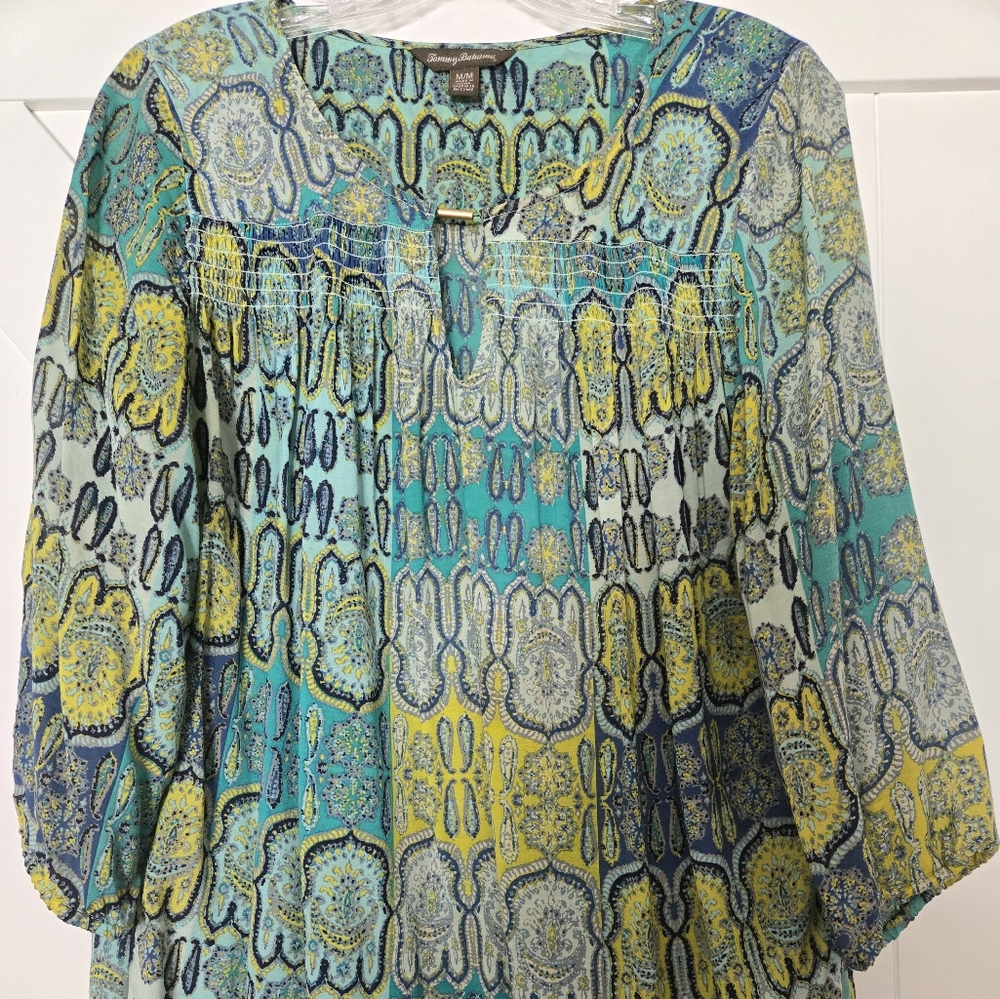 TOMMY BAHAMA Boho Print Top